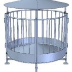 PORTA BALLONE PER OVINI CON TETTUCCIO